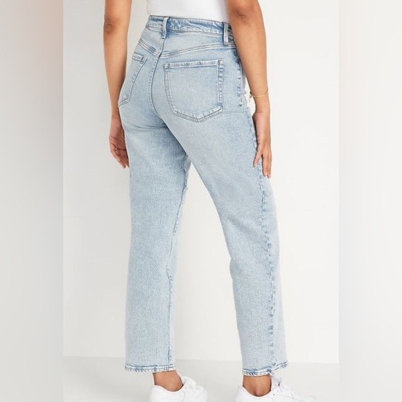 Zara Light Blue Straight Leg Jeans - Picture 2 of 2